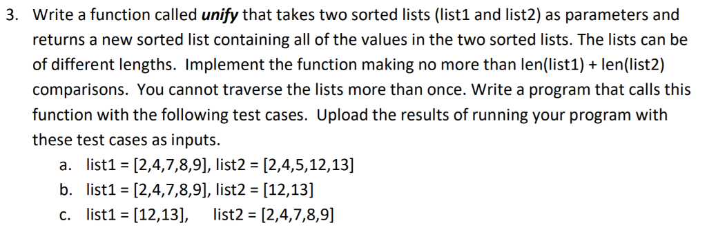 Solved for python 3 | Chegg.com