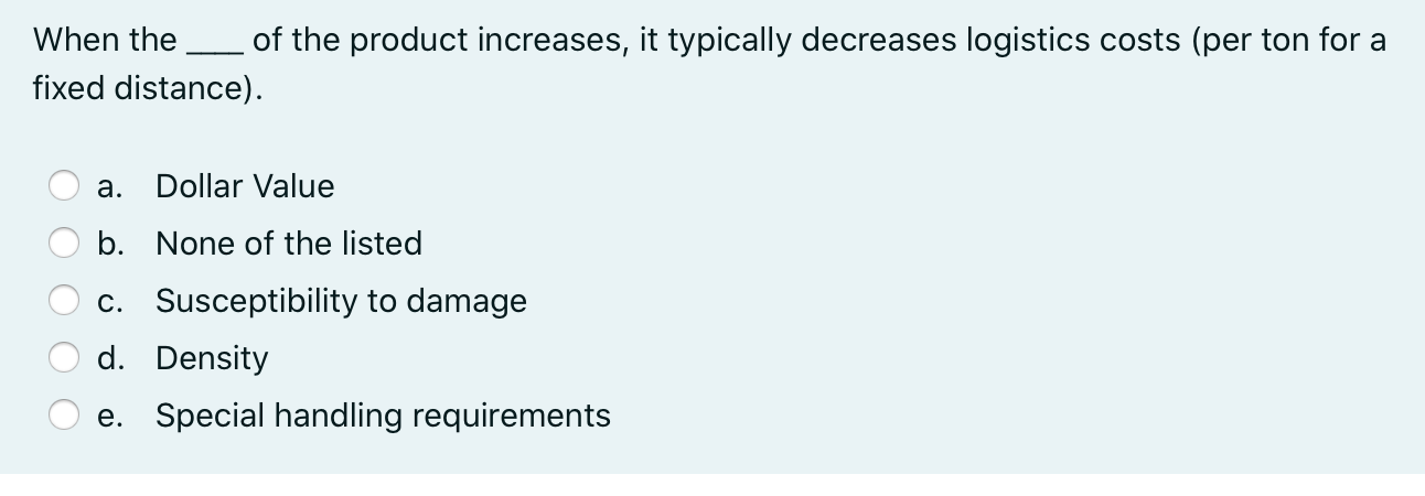 Solved Which Of The Following Is Not One Of The Value-added | Chegg.com