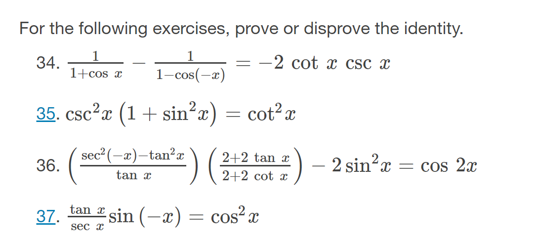 Solved For The Following Exercises, Prove Or Disprove The 