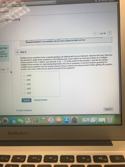 Solved gChemistry Request Answer is not avalable until you | Chegg.com