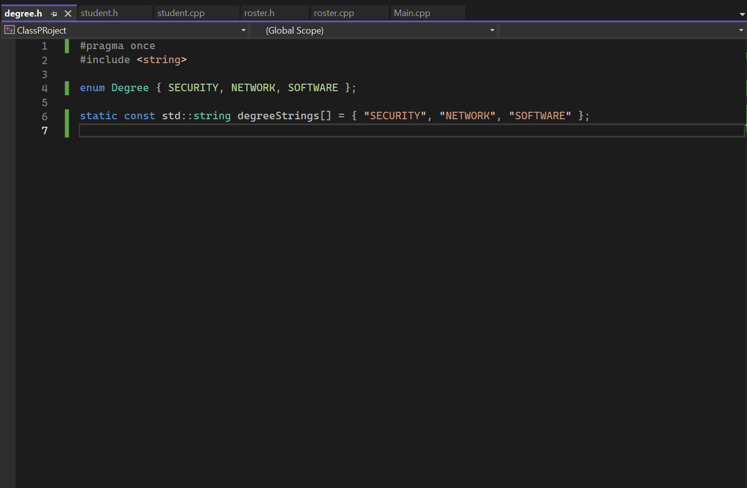 Solved I'm working on a C++ project and my code is compiling | Chegg.com