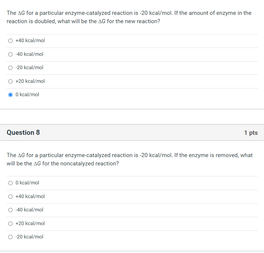 Solved The AG for a particular enzyme-catalyzed reaction is | Chegg.com