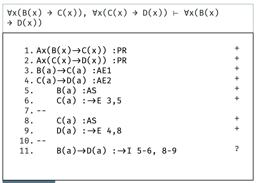 Solved Natural Deduction Using Universal Elimination Int Chegg Com