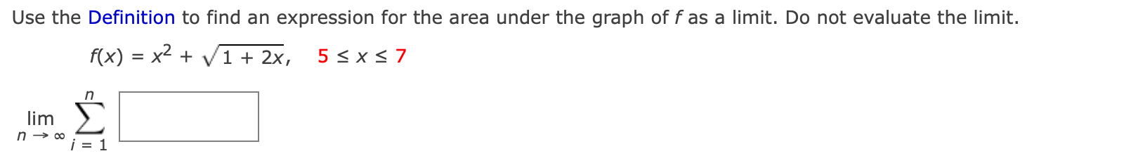 solved-use-the-definition-to-find-an-expression-for-the-area-chegg