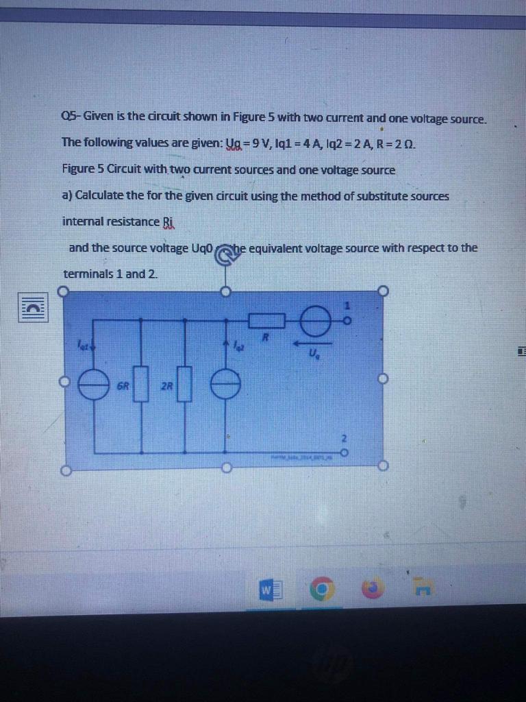 Q3-Given is the circuit shown in Figure 3 with the | Chegg.com