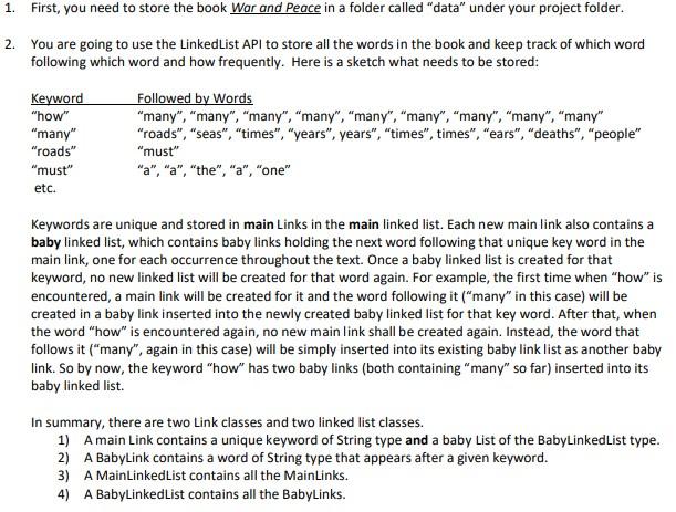 Solved Please code in java. I already have the text file | Chegg.com