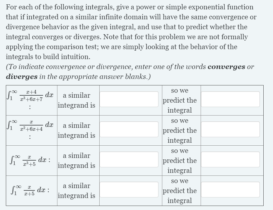 What is the integration of this function [math]I=\displaystyle \int  \dfrac{e^{6 \log x}-e^{5 \log x}}{e^{4 \log x}-e^{3 \log x}} \,d x[/math]?  - ISI/CMI World - Quora