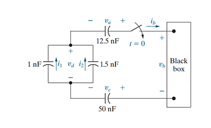 Solved Calculate the initial energy stored in the | Chegg.com