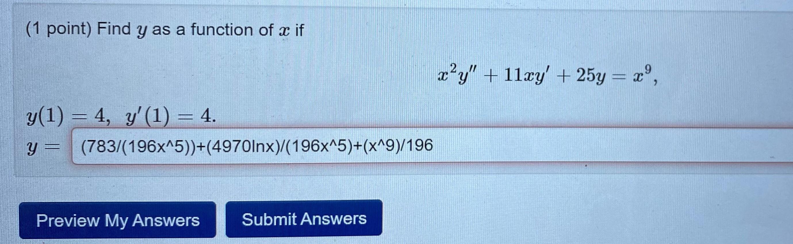 Solved Please solve as quick as possible I am on my last | Chegg.com