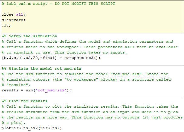 (Solved) : Mechanical Engineering Question Mentioned Matlab Scripts ...