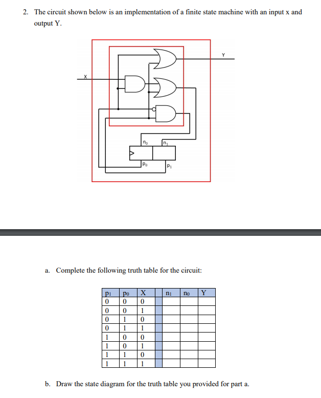 Solved 2. The circuit shown below is an implementation of a | Chegg.com