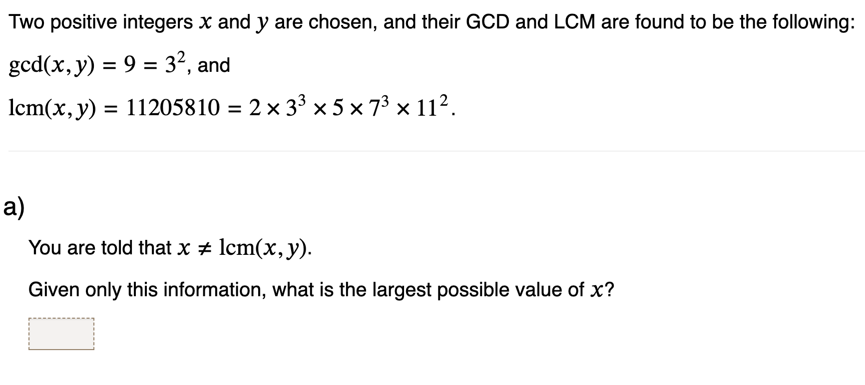 Solved Two Positive Integers X And Y Are Chosen And Their 5440