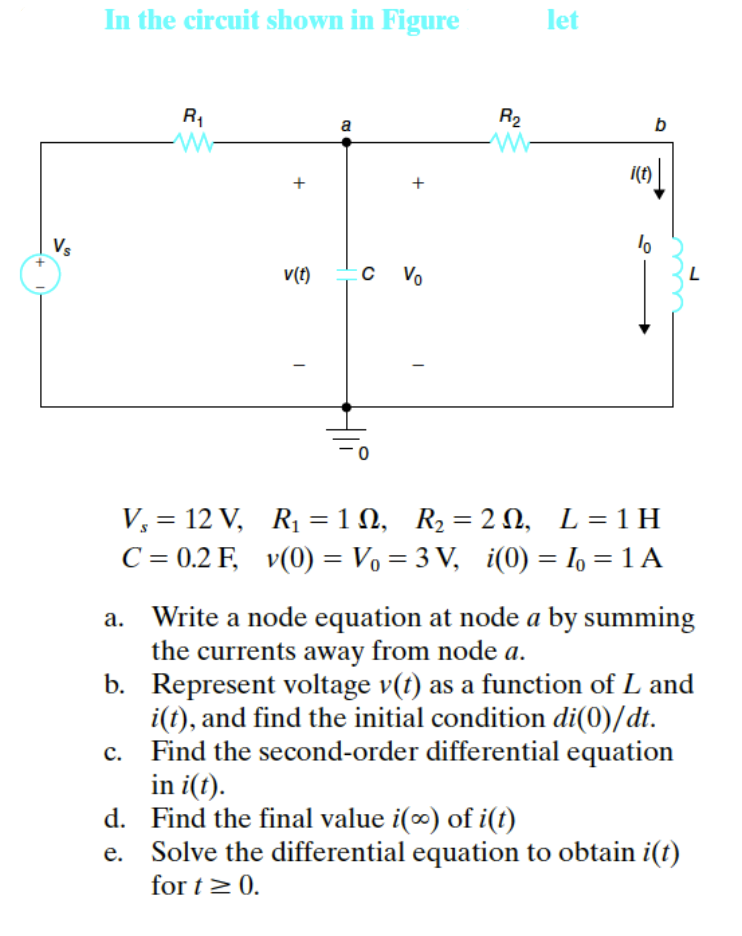 Solved In The Circuit Shown In Figure Let Ra R2 A B I T Chegg Com