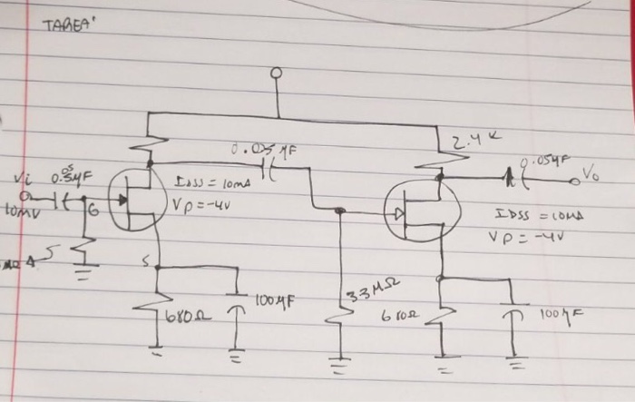 calculate the DC polarization, the voltage gain, the | Chegg.com