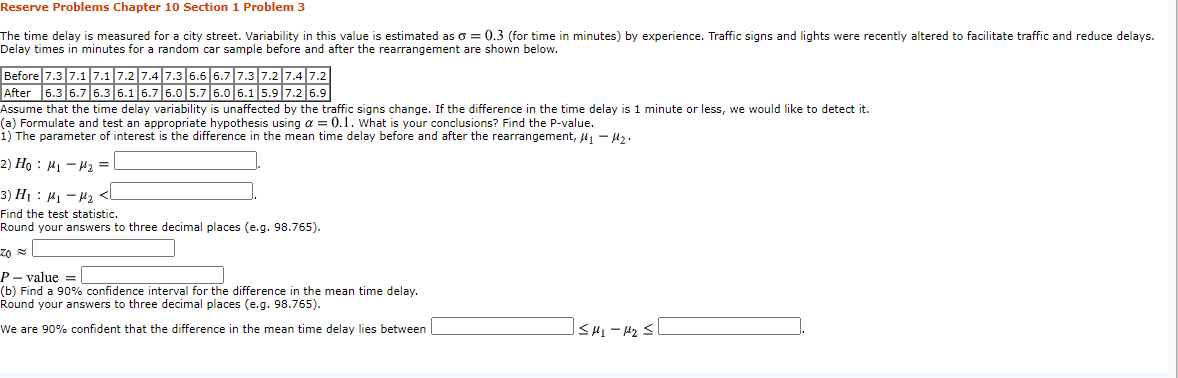 Solved Reserve Problems Chapter 10 Section 1 Problem 1 | Chegg.com