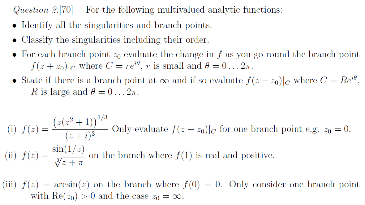 Question 2.[70] For the following multivalued | Chegg.com