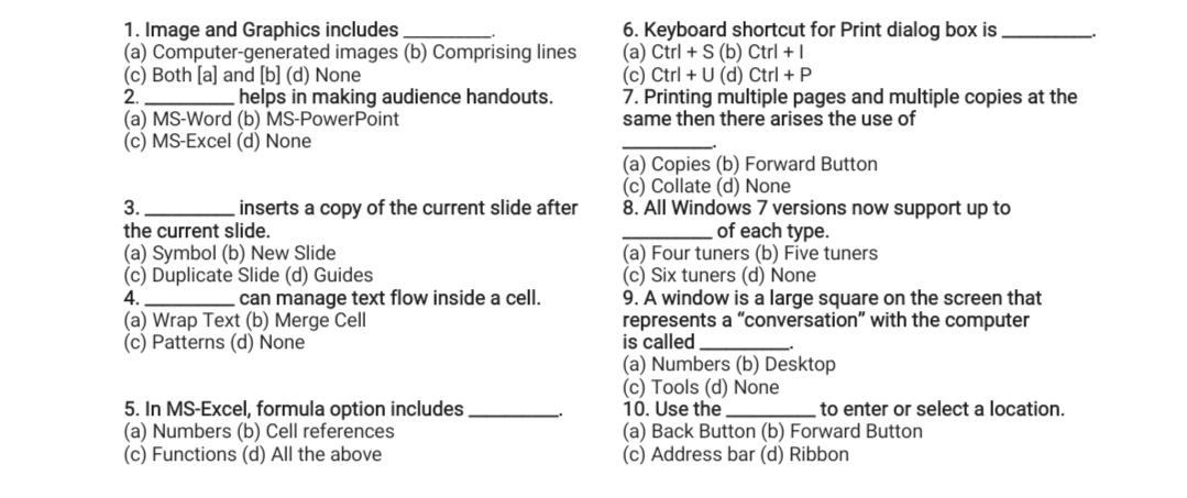 Solved 1. Image And Graphics Includes (a) Computer-generated | Chegg.com