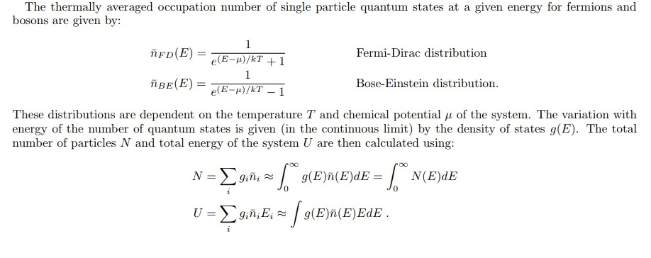 The thermally averaged occupation number of single | Chegg.com