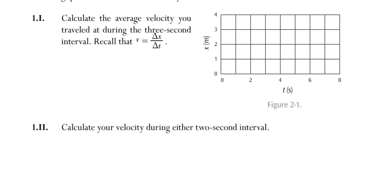 Solved - For 1.I, we look at the time when there is a change | Chegg.com
