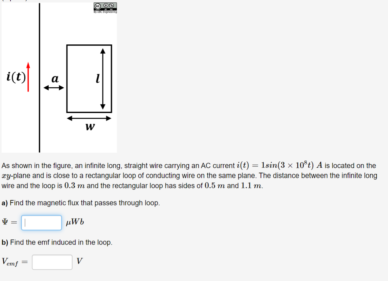 Solved By UBC Engineering W As shown in the figure, an | Chegg.com