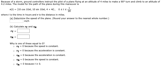 Solved Because of a storm, ground controllers instruct the | Chegg.com