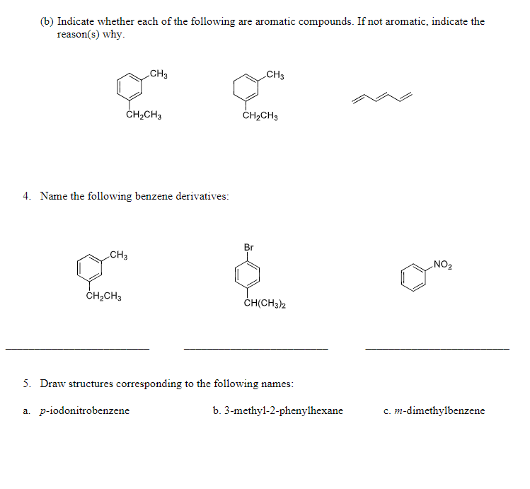 Solved (b) Indicate whether each of the following are | Chegg.com