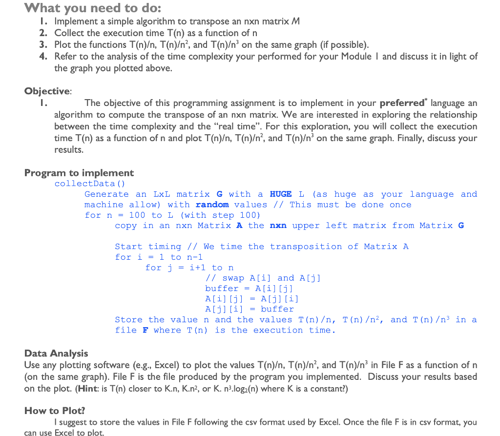 Solved Please Show Code In Java And Show How To Graph Val Chegg Com
