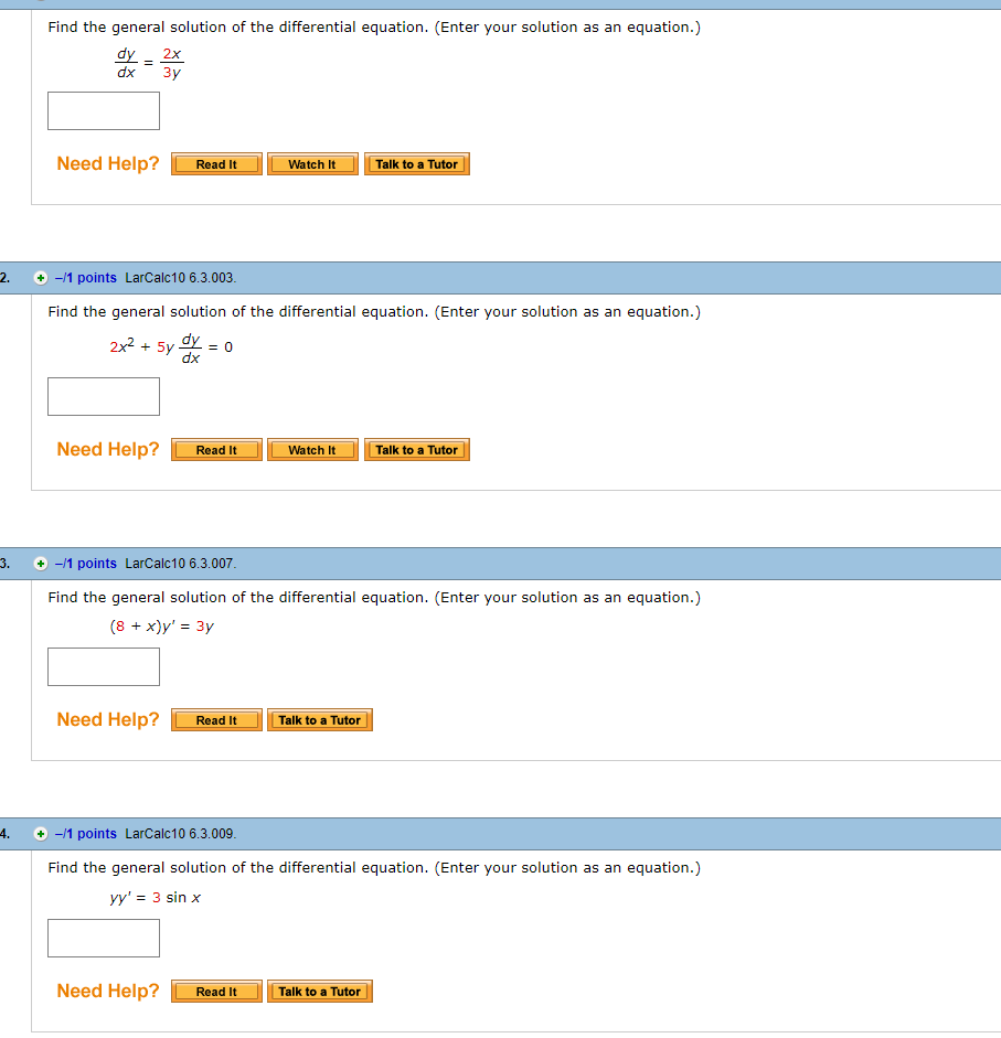 Solved Find the general solution of the differential | Chegg.com