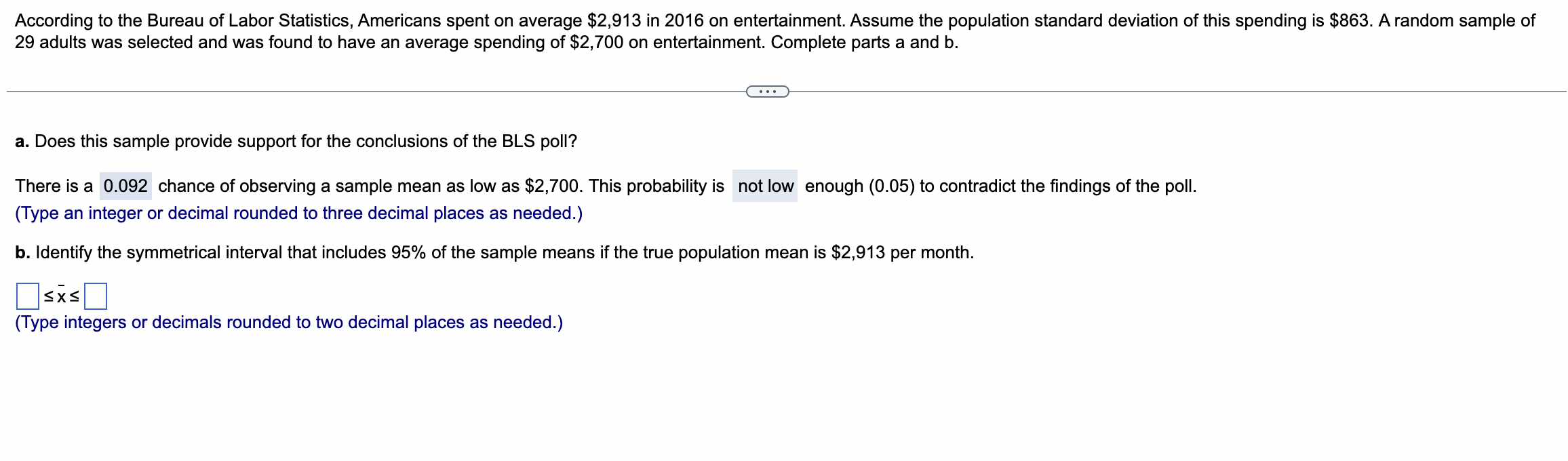 Solved According To The Bureau Of Labor Statistics, | Chegg.com