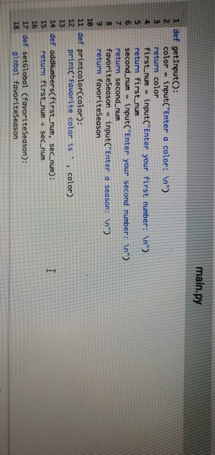 Solved For this lab you will write the following 4 functions | Chegg.com