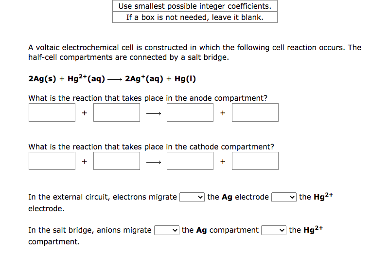 Solved Use smallest possible integer coefficients. If a box | Chegg.com