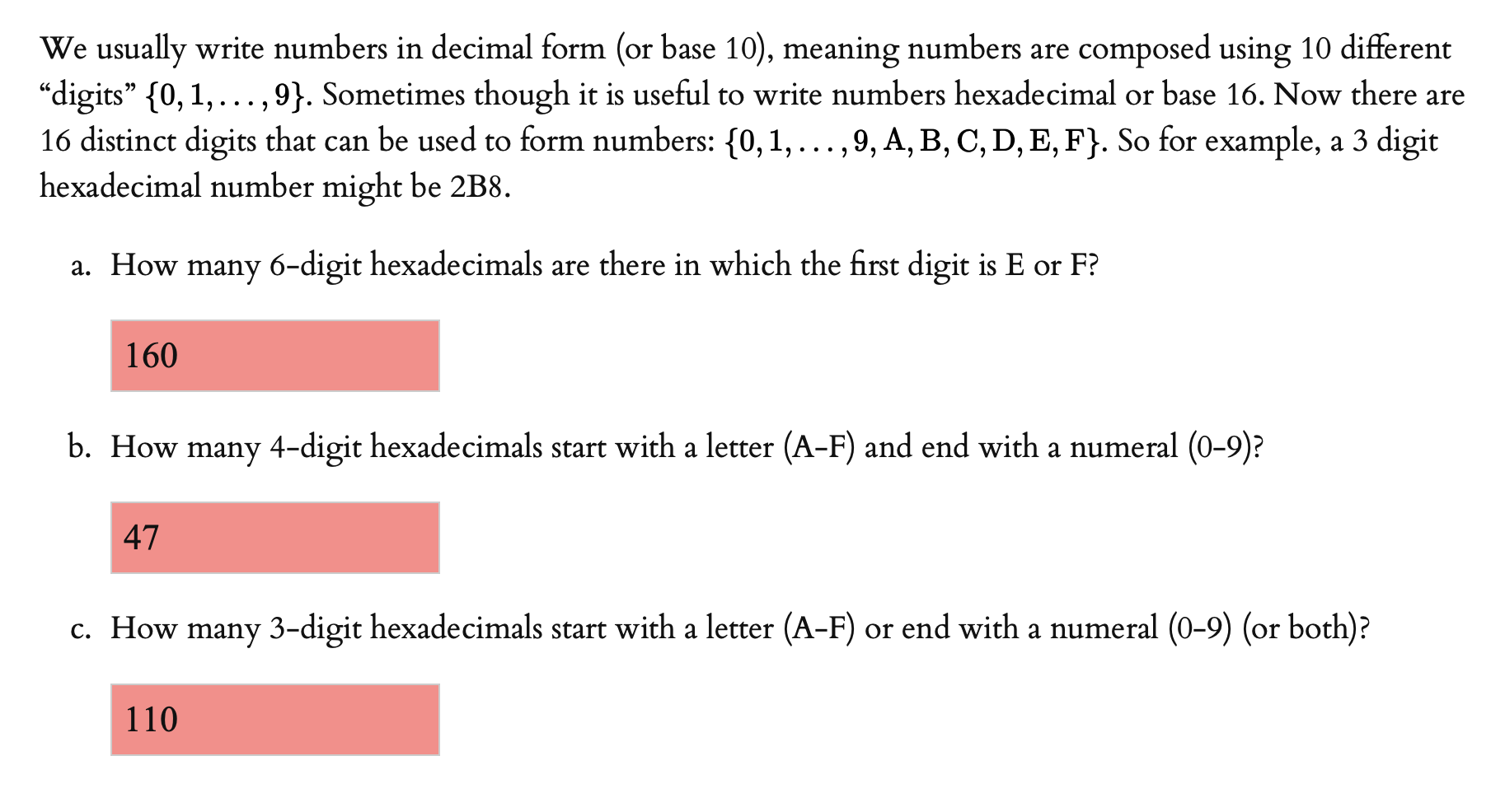 Solved We usually write numbers in decimal form (or base | Chegg.com