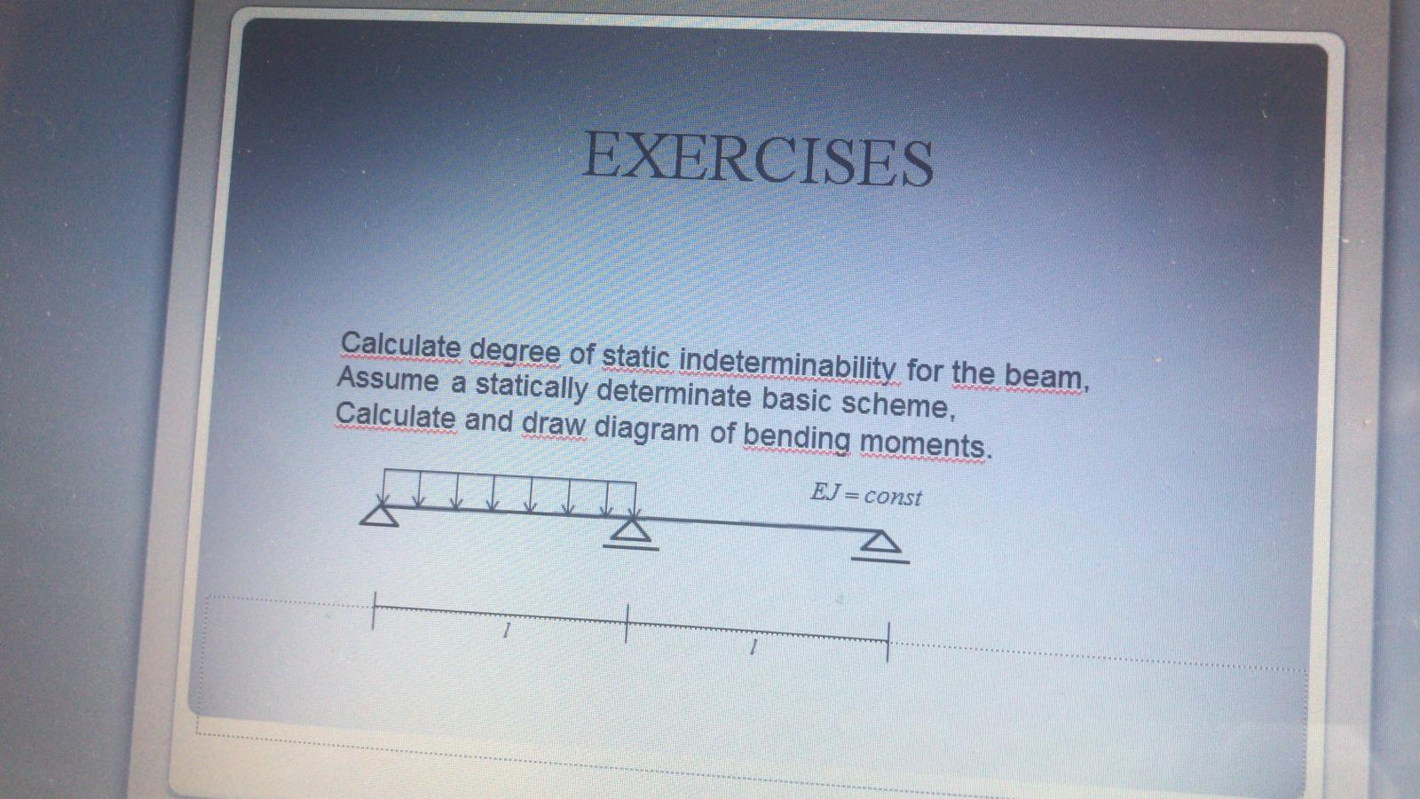 Solved INT EXERCISES Calculate degree of static | Chegg.com