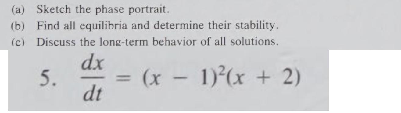 Solved (a) Sketch The Phase Portrait. (b) Find All | Chegg.com