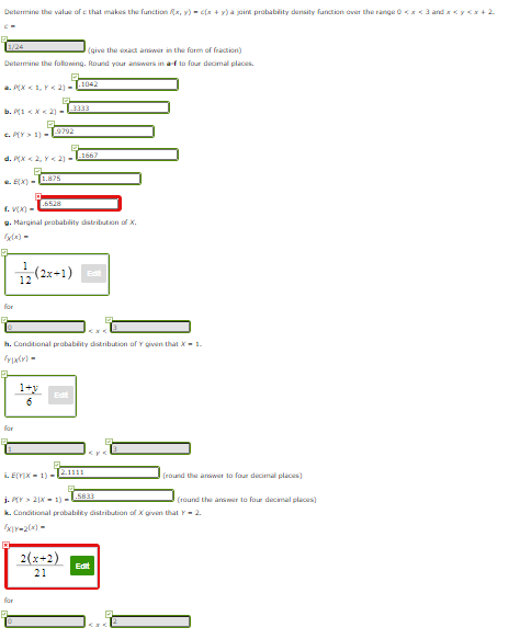 Solved Determine the value of that makes the function Rx, y) | Chegg.com