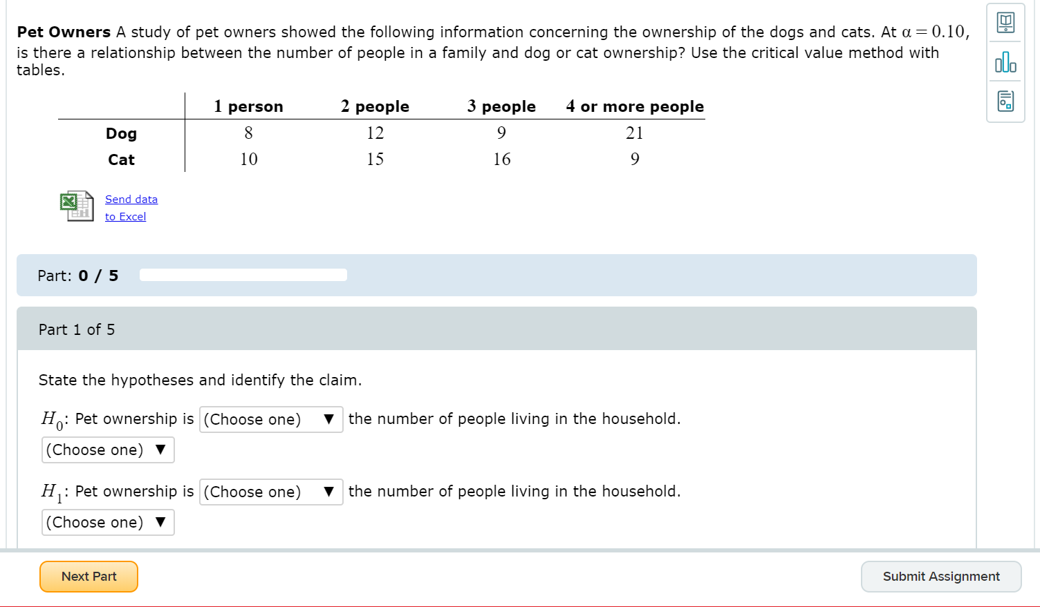 Solved Pet Owners A study of pet owners showed the following | Chegg.com