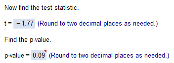 Solved how do I find the P- value using Excel and by Hand | Chegg.com