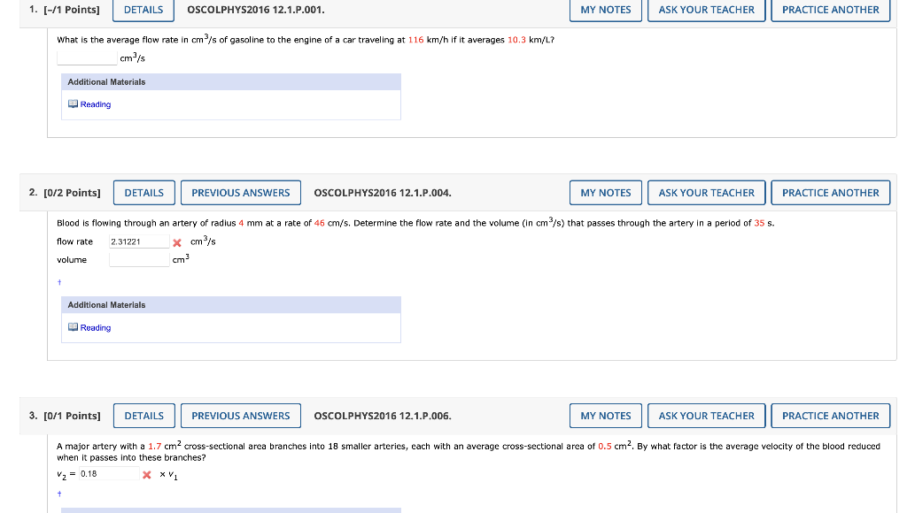 Solved What is the average flow rate in cm3/s of gasoline to
