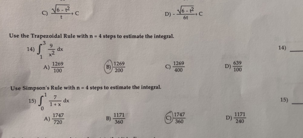 Solved I need help solving questions 14, 15, and 17. I know | Chegg.com