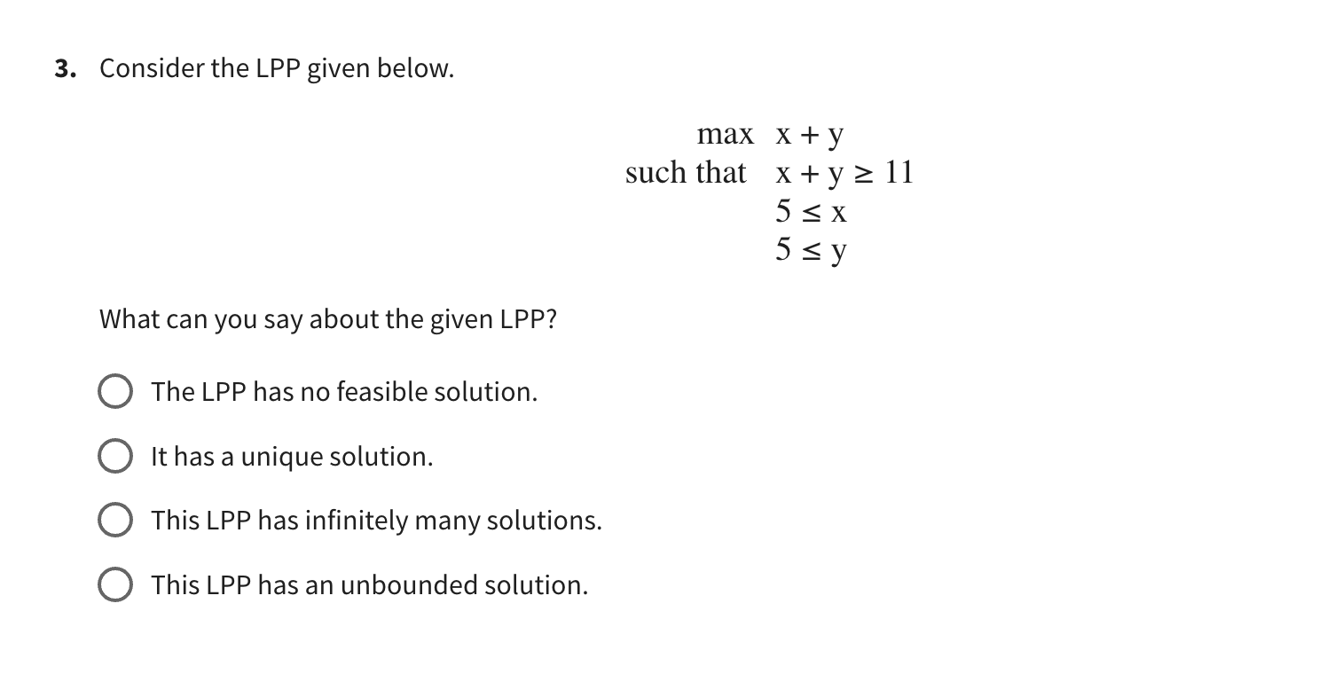 Solved Consider The Lpp Given Below Ma× Y ﻿such That