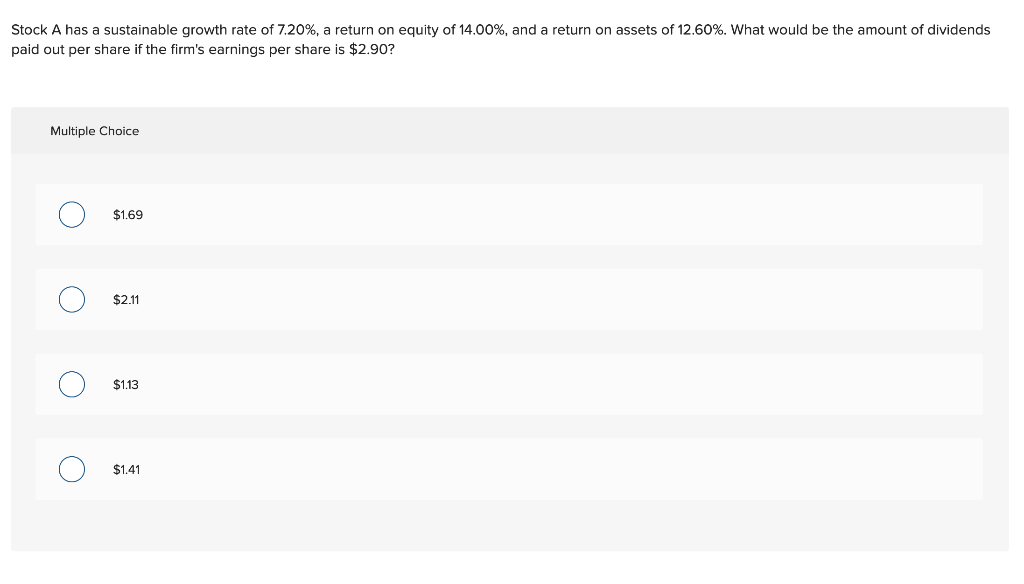 Solved What is the expected constant-growth rate of | Chegg.com