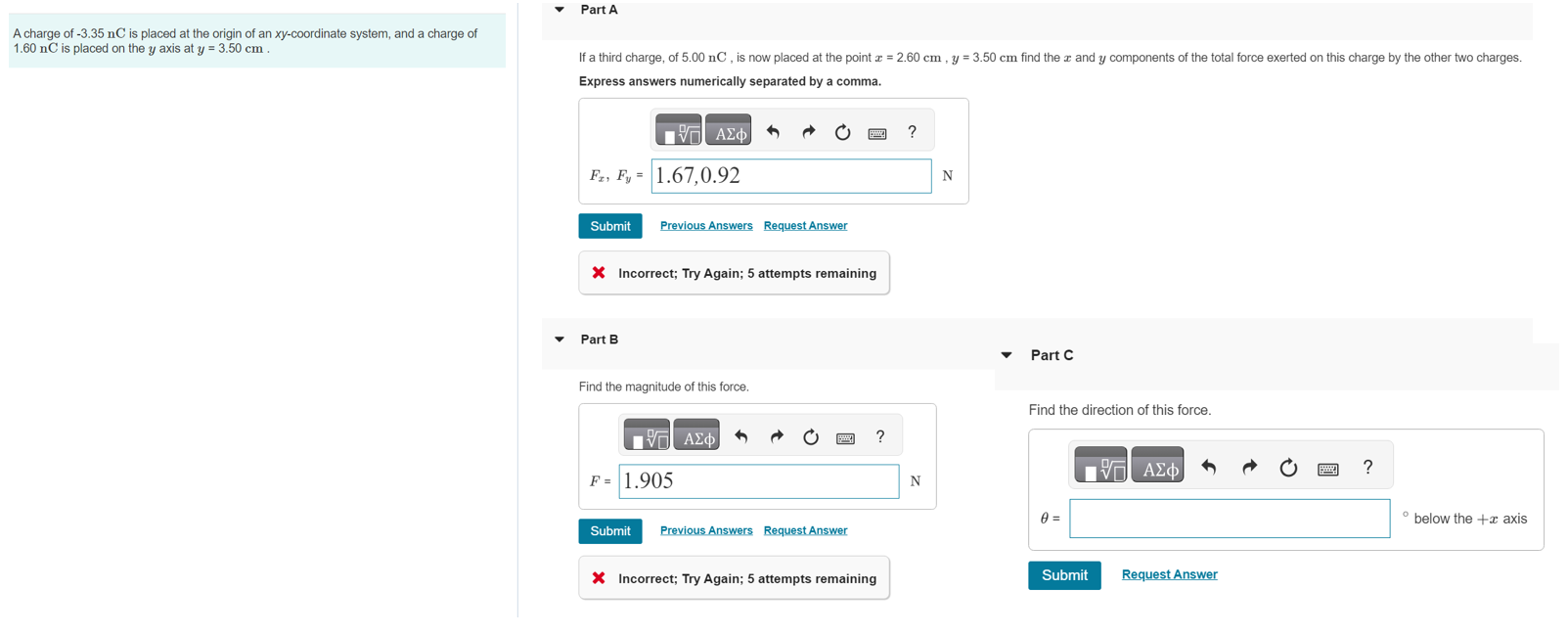 Solved Answer all parts of the questions. Make sure all the | Chegg.com