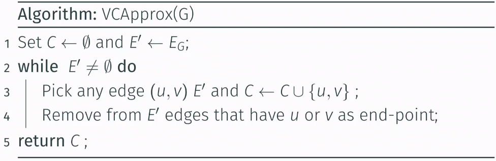 Does Vcapprox2 Also Have An Approximation Ratio Of Chegg Com