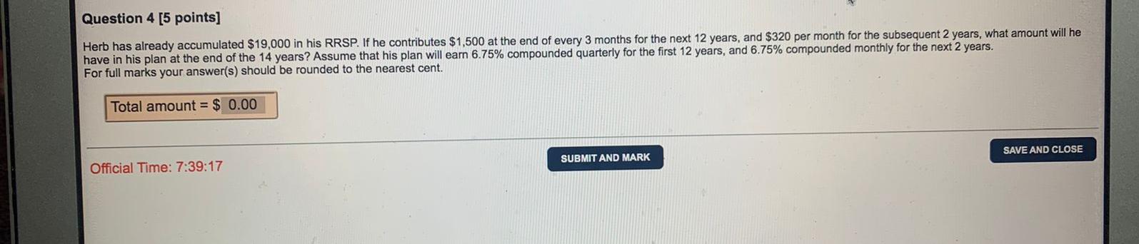 Solved Question 3 [5 points) Herb has made contributions of | Chegg.com