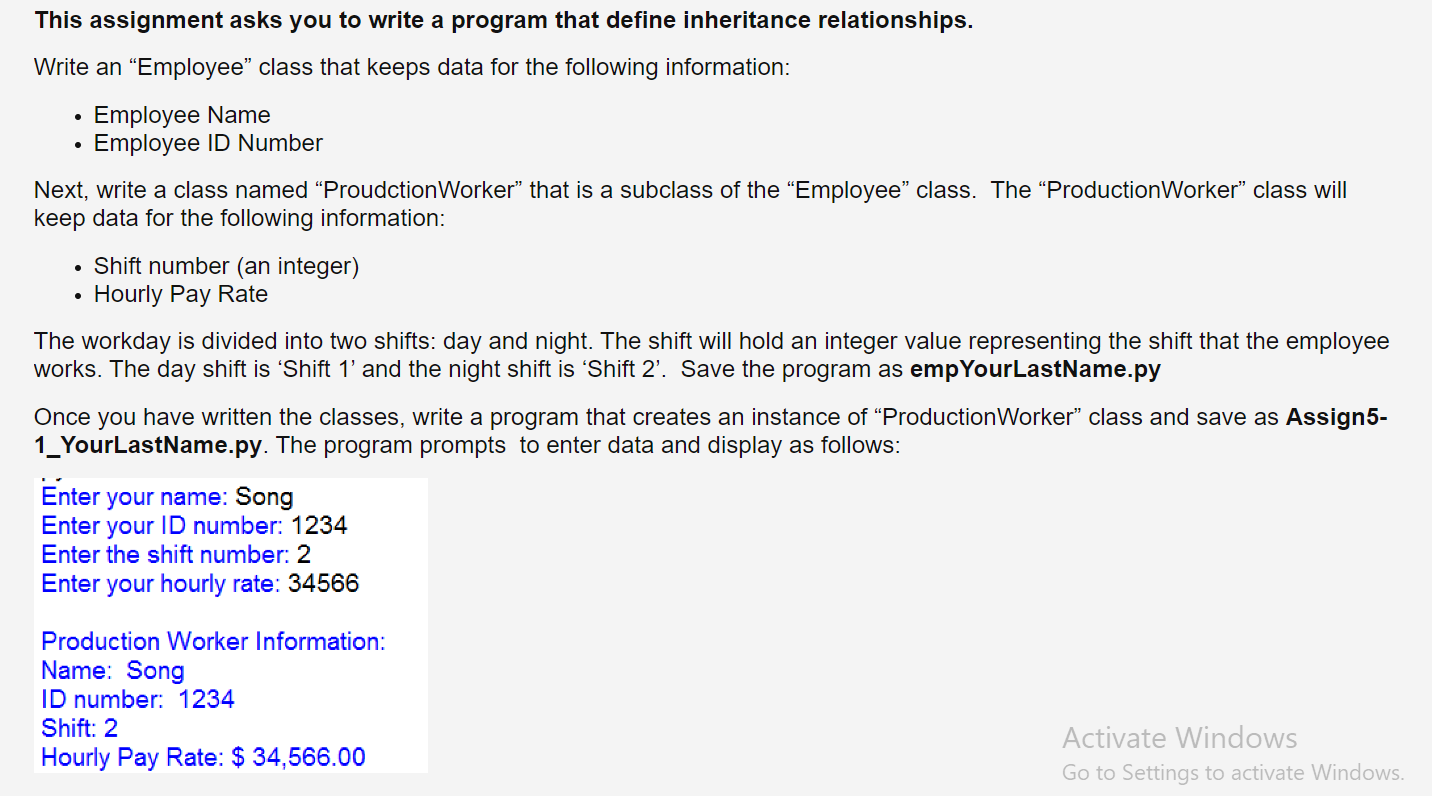 Solved This assignment asks you to write a program that | Chegg.com