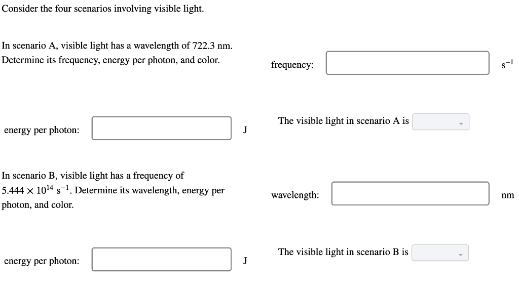 solved-consider-the-four-scenarios-involving-visible-light-chegg