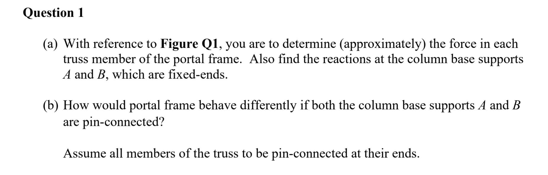 Solved Question 1 (a) With reference to Figure Q1, you are | Chegg.com