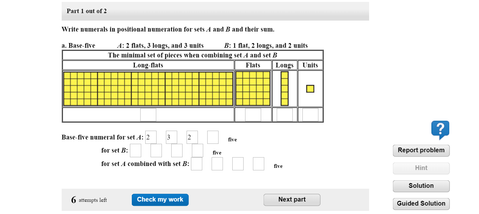 Solved Part 1 Out Of 2 Write Numerals In Positional | Chegg.com