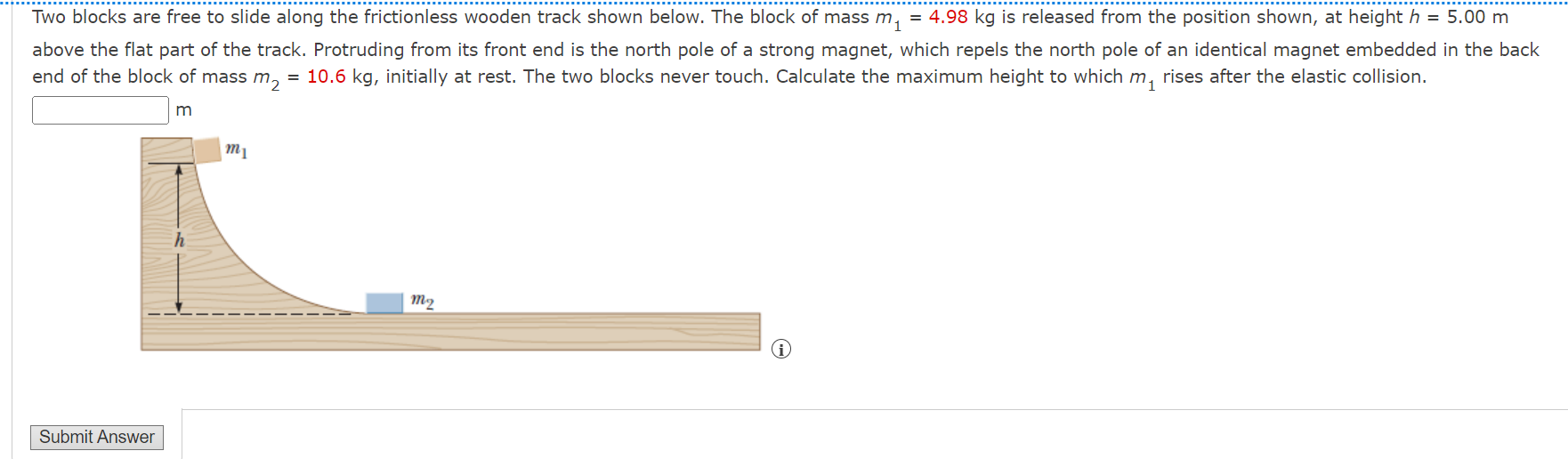 Solved Two blocks are free to slide along the frictionless | Chegg.com
