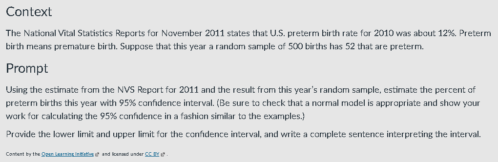 Solved Context The National Vital Statistics Reports For | Chegg.com